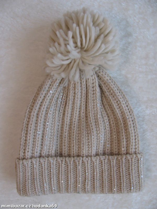 Zimní pletená čepice, kulich-vel.2-2, 5 roku