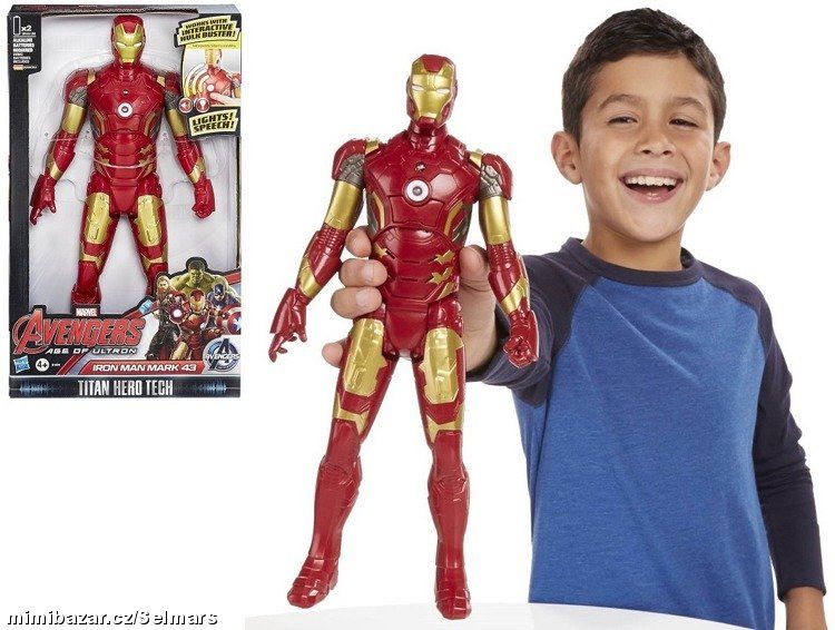 Iron Man Titan Avengers Figurka 30 cm Hasbro ZVUKY