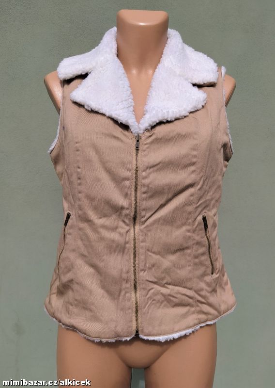 *VESTA S KOŽÍŠKEM VERO MODA JANS - VEL.M