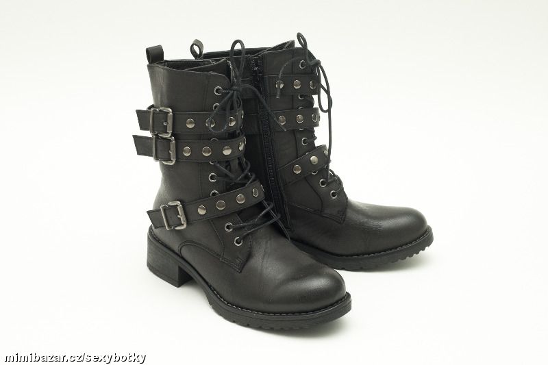 Zimní nižší černé kozačky 36, 37, 38, 39, 40, 41-3BARVY