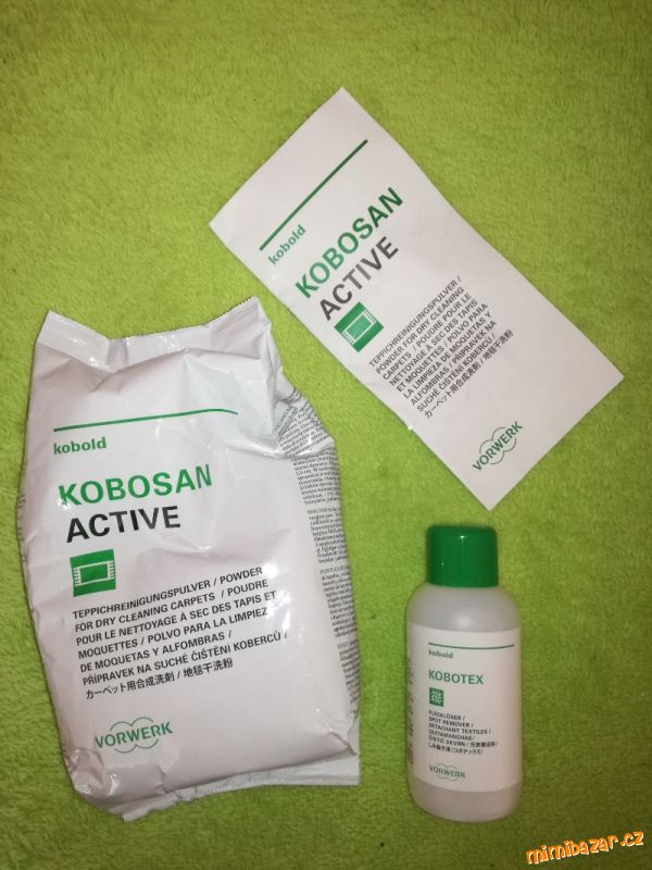 Poudre Nettoyante Vorwerk Kobosan Active – 1 Paquet 500 G | Détachant Tapis Universel