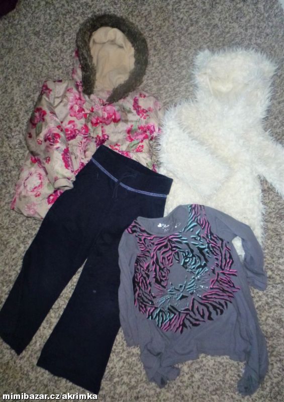 Sada zimní holka vel.cca 98 Cena za komplet