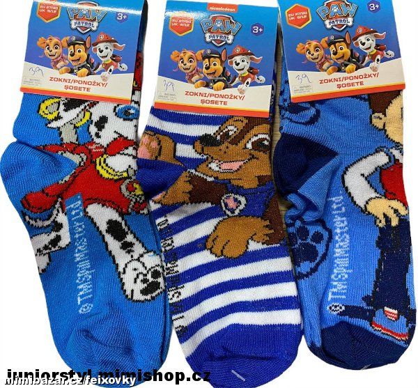 PONOŽKY PAW/TLAPKOVÁ PATROLA 23-34