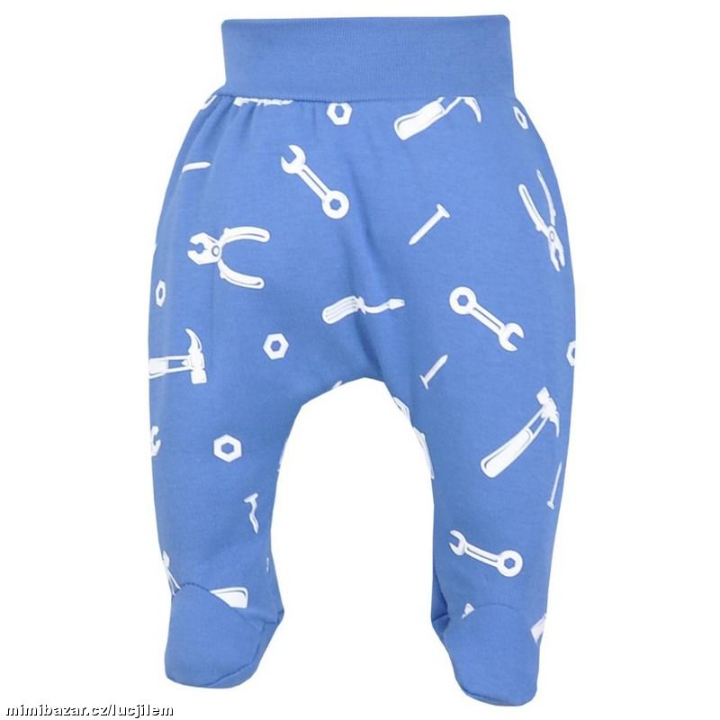 Kojenecké polodupačky Opravář modré