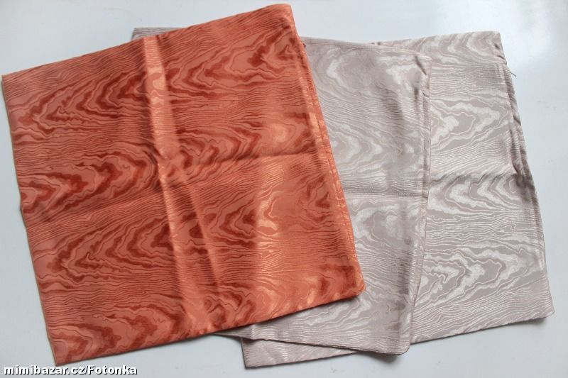 Sada 3x Saténový povlak na polštářek 38 x 38 cm