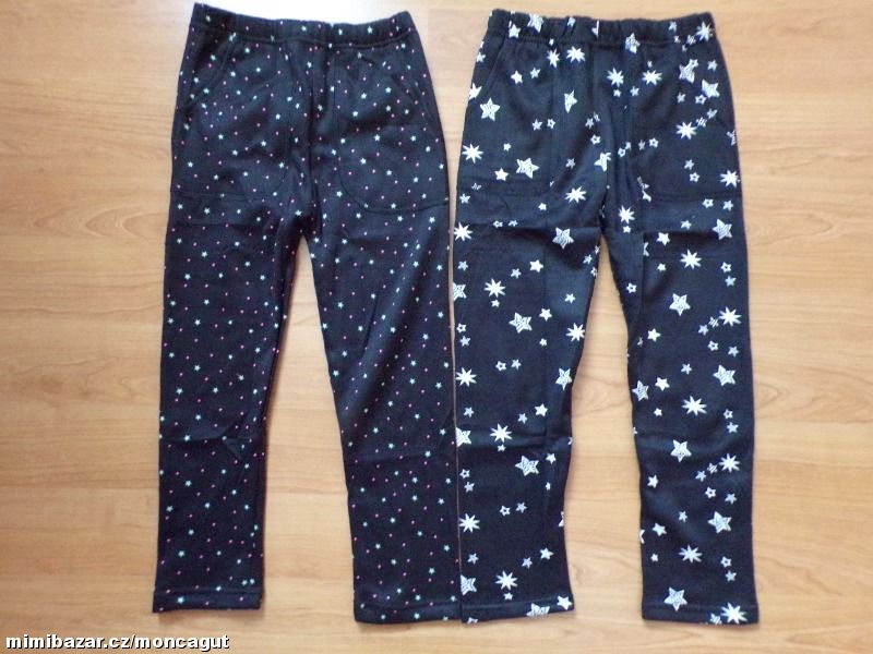 LEGÍNY ZATEPLENÉ dívčí - kožíšek