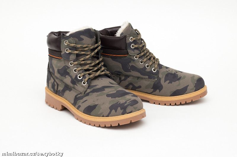 Zimní maskáčové farmářky vel. 36, 37, 38, 39