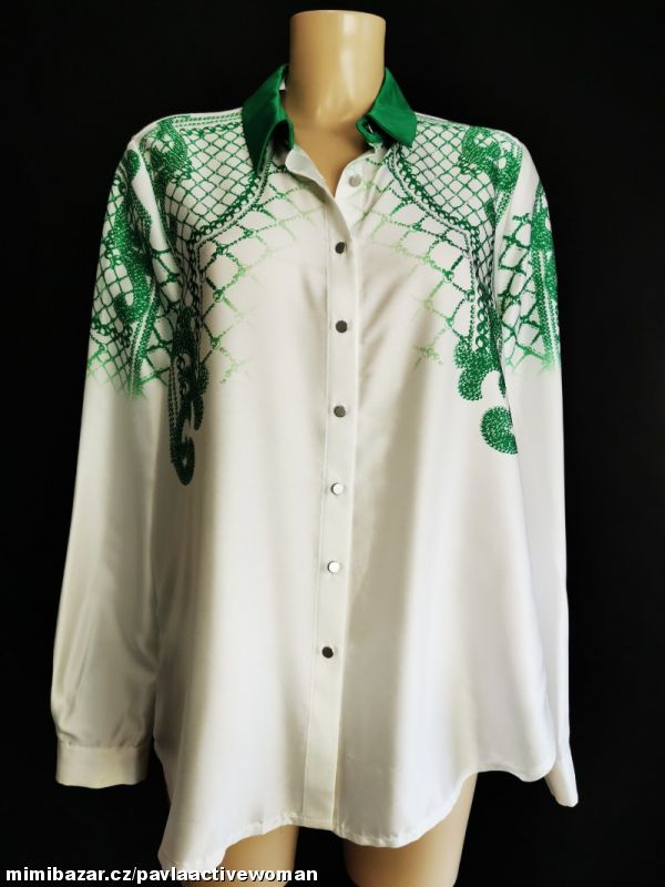 Č.3381 NÁDHERNÁ KOŠILE BLŮZKA NOVÁ v.40/42