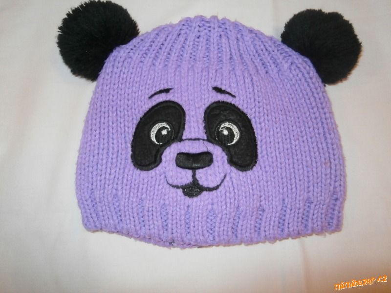 Zimní čepice s ušima, vel.cca 122/140