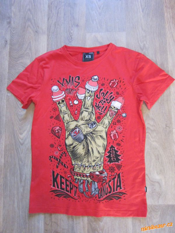 vánoční tričko CROPP