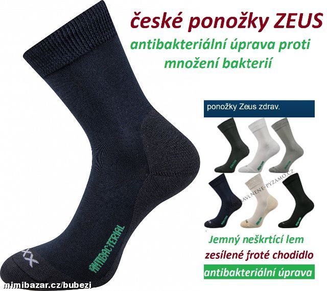 Pánské a dámské ponožky Zeus - jemný neškrtící lem