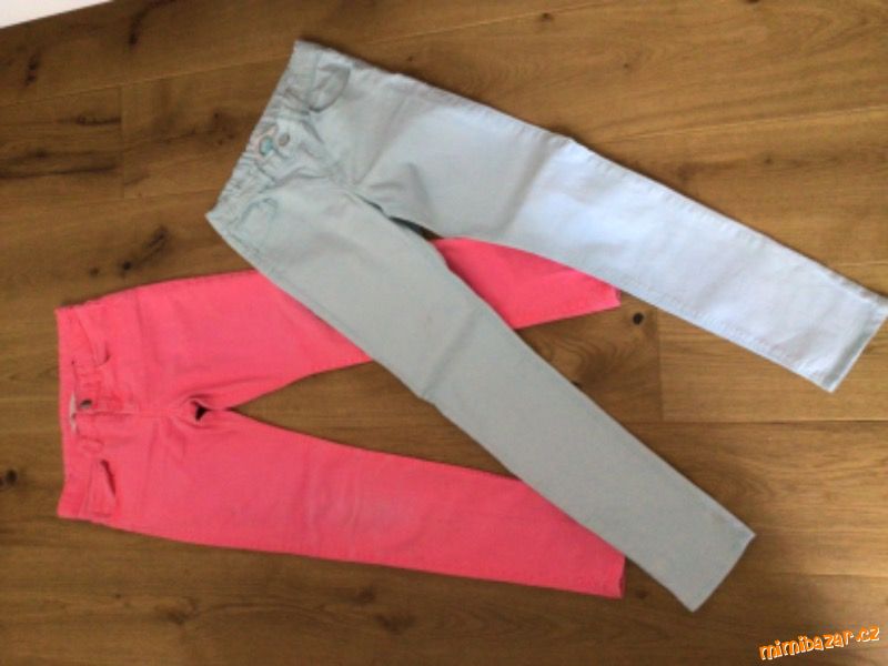 2 x kalhoty zn. H&M - cena za vše