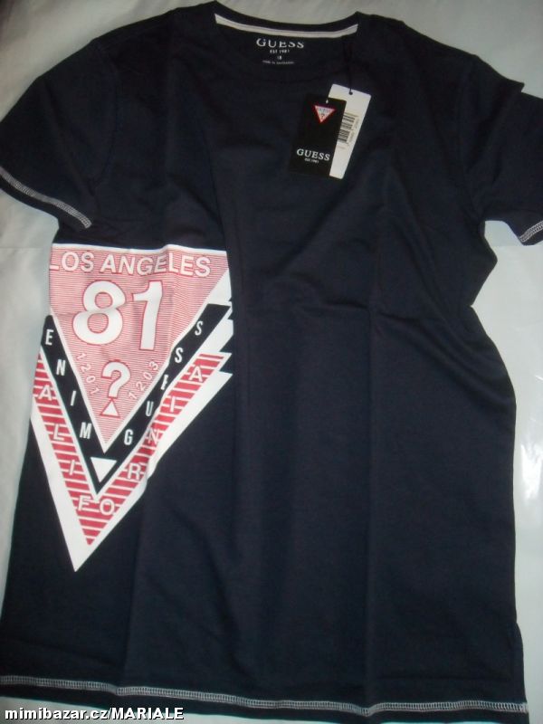 ♦ CHLAPECKÉ/ PÁNSKÉ TRIKO GUESS ♦ VEL.S - M ♦
