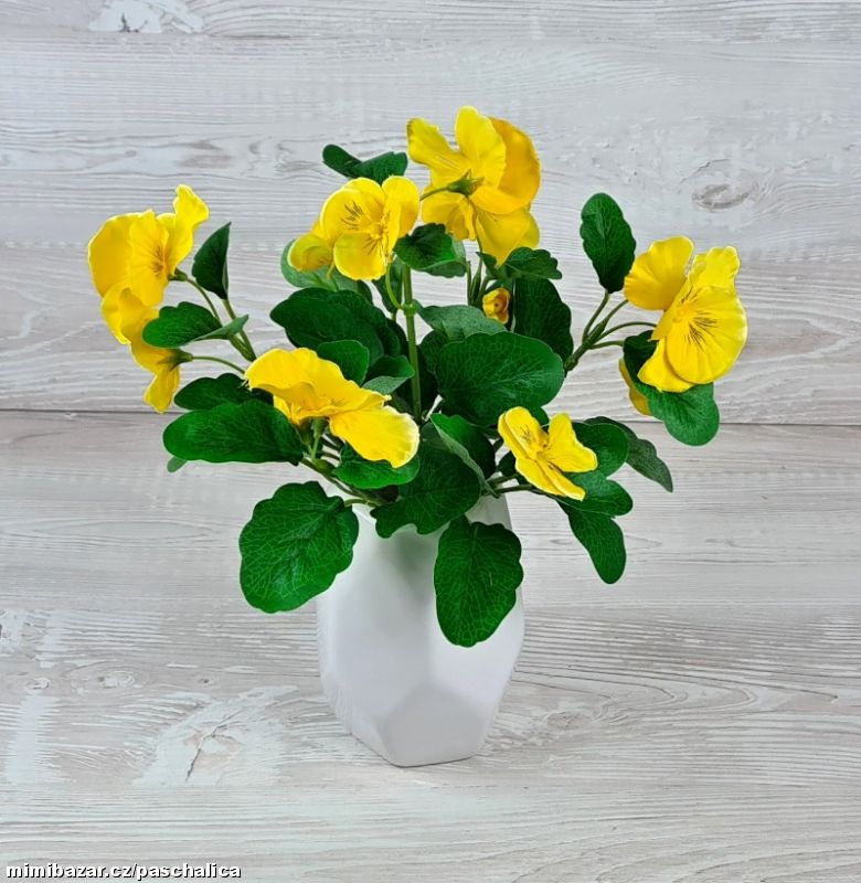 Maceška kytička žlutá 25 cm