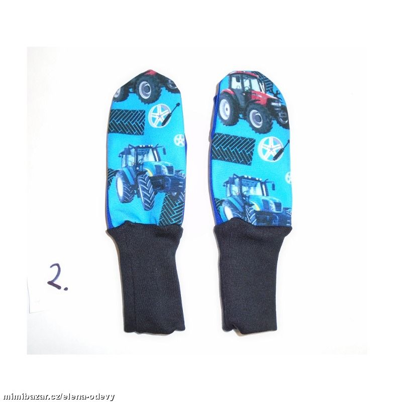 dětské softshellové rukavice vel. 2 + , 4 + , 6 + 