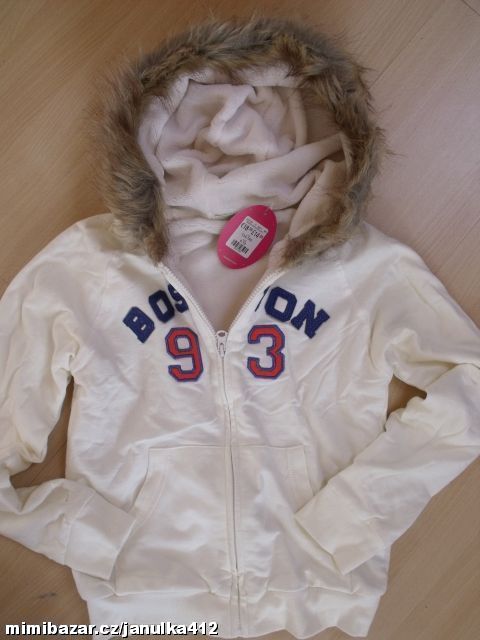 Nádherná zateplená kožíšková mikinka