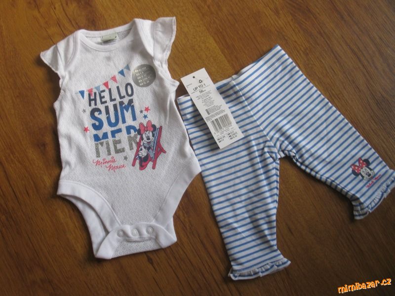Komplet body a tepláčky s Minnie