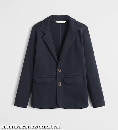 Tmavě modré teplákové sako Mango, vel. 152