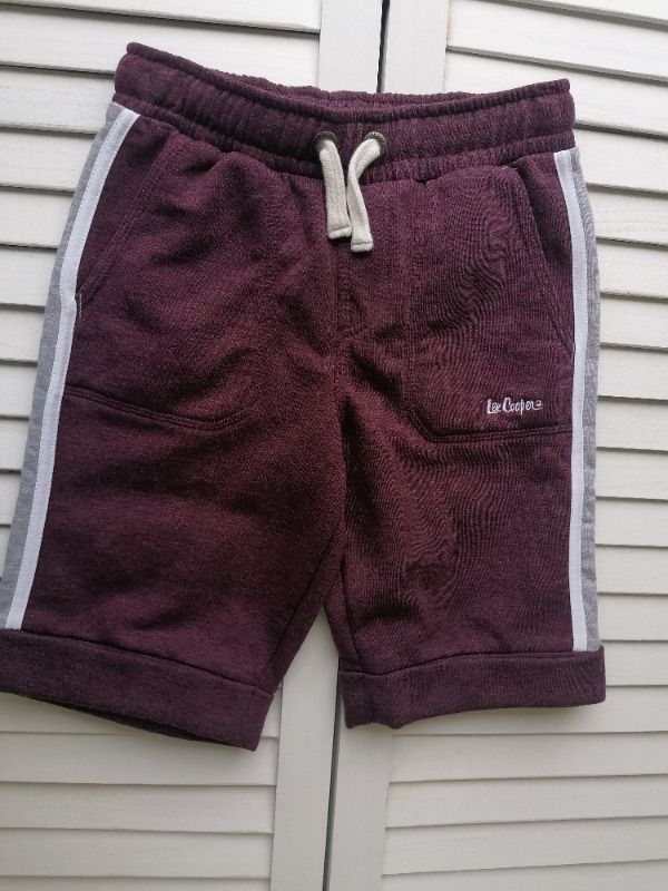 NEPOUŽITÉ TEPLÁKOVÉ KRAŤASY VÍNOVÉ 11-12 LET 49872