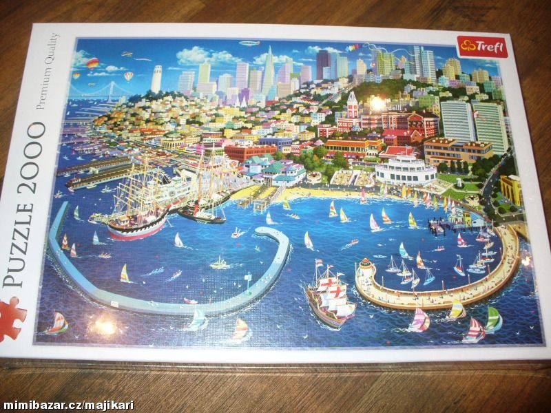Puzzle Přístav v San Franciscu 2000 dílků