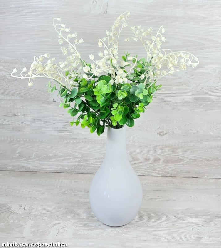 Konvalinka 50 cm bílá