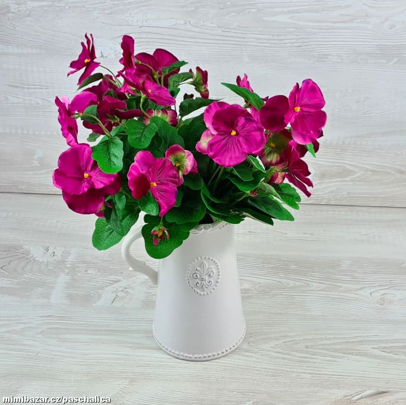 Maceška kytička 25 cm fuchsiová