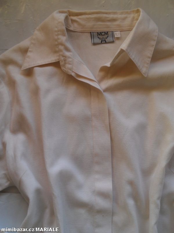 ♥♥♥ DÁMSKÁ SMETANOVÁ KOŠILE ♥♥♥ L ♥♥♥