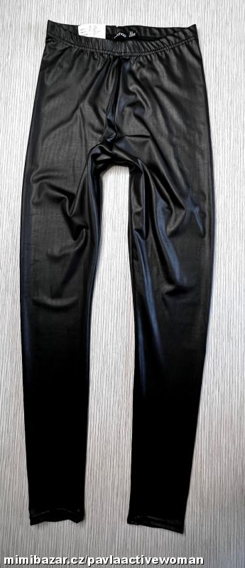 Č.7947 KRÁSNÉ SEXY LESKLÉ ZN.LEGÍNY NOVÉ v.36