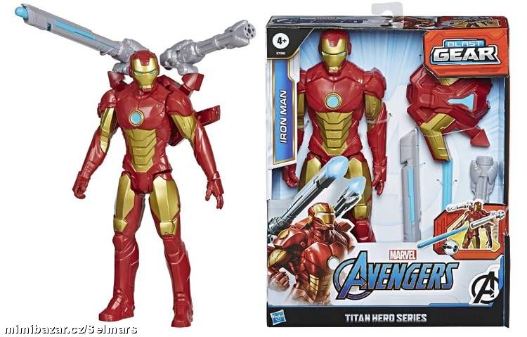Iron Man Figurka 30cm Hasbro Blast Gear Avengers