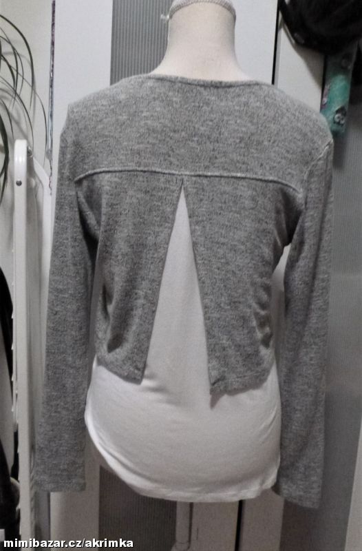Heboučký svetřík 2v1 - vel.S-M