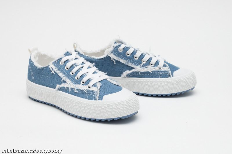 Světle modré denim tenisky vel. 36, 37, 38, 39, 40, 41