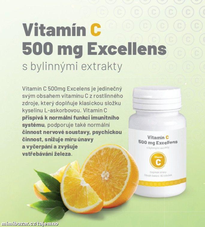 Vitamín C 500 mg Excellens