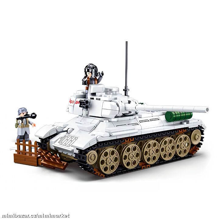 Stavebnice Bitva o Budapešť B0978 BÍLÝ TANK T-34/8