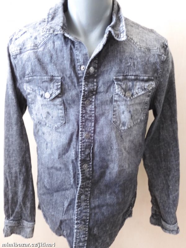 tigha džínová košile pánská -pc 3400- vel M
