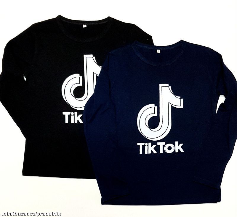 Unisex tričko Tik Tok vel. 122 až 176