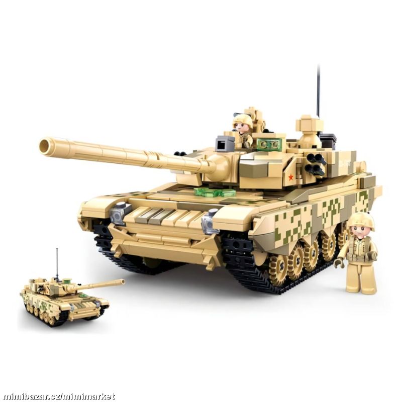 Stavebnice Sluban B0790 HLAVNÍ BITEVNÍ TANK 99A