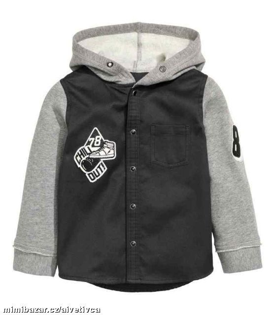 CHLAPECKÁ SPORTOVNÍ BUNDA / KOŠILE...VEL.116