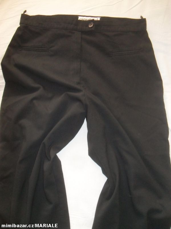 ♥♥♥ DÁMSKÉ ČERNÉ KALHOTY ♥♥♥ VEL.40 - 42 ♥♥♥