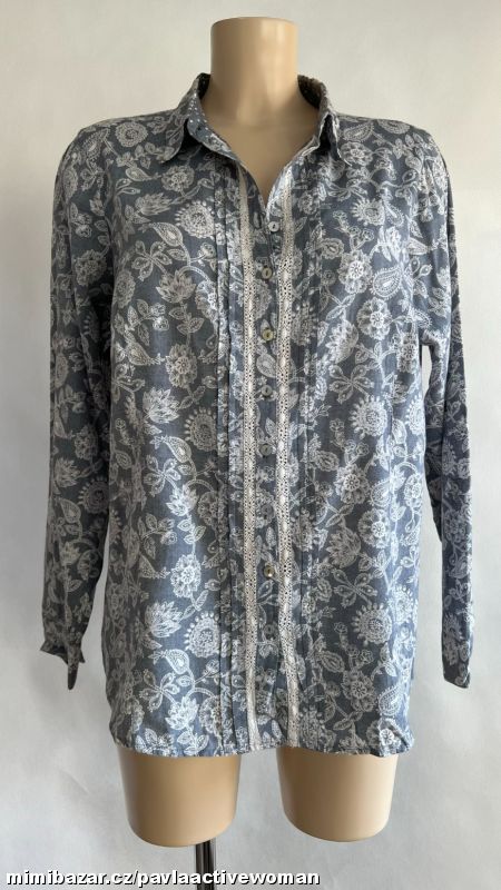 Č.8156KRÁSNÁ ZN. BLŮZKA KOŠILE NOVÁ v.44