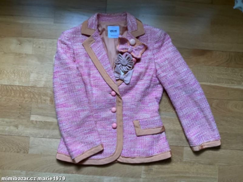 Sako růžové oranžové Moschino