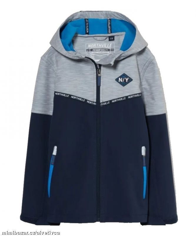CHLAPECKÁ SOFTSHELLOVÁ BUNDA...VEL.128