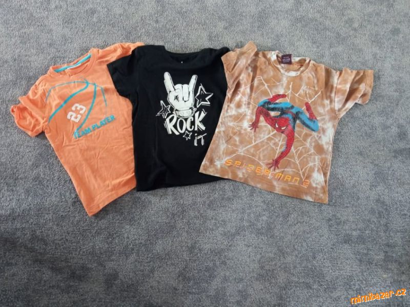 3ks triček 110-116