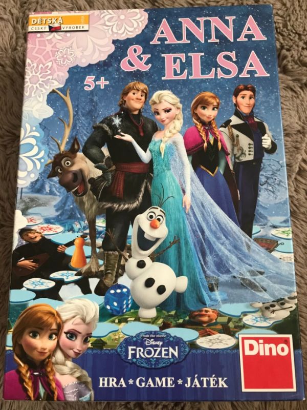 STOLNÍ HRA ANNA A ELSA