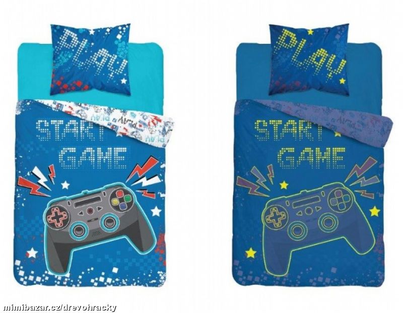 Povlečení svítící ve tmě 140x200 Herní podložky