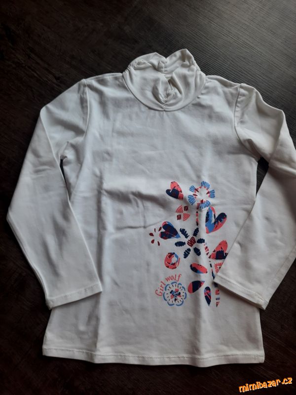 Pěkné tričko-rolák Wolf