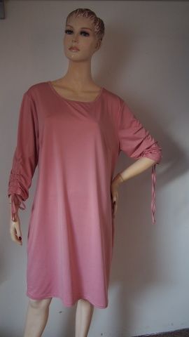 Women růžové pružné šaty V.42