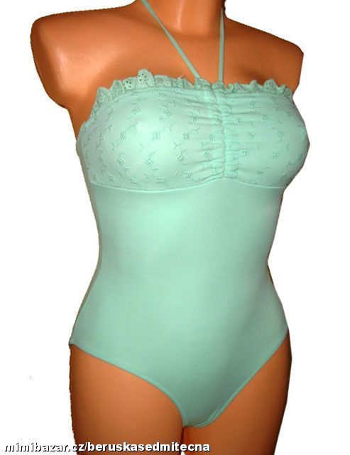 P12 Zelenkavé plavky RESORT **UK 8**