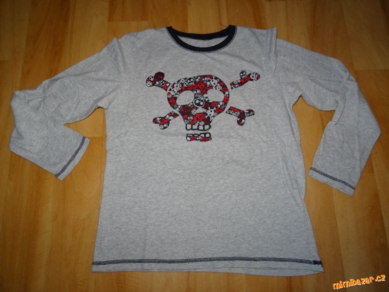 Tričko s lebkou