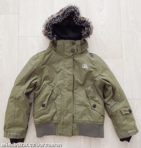 Dívčí lyžařská bunda, v.s. 5000mm, v. 128