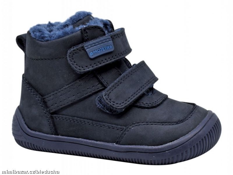 Dětské zimní barefootové boty Tyrel denim